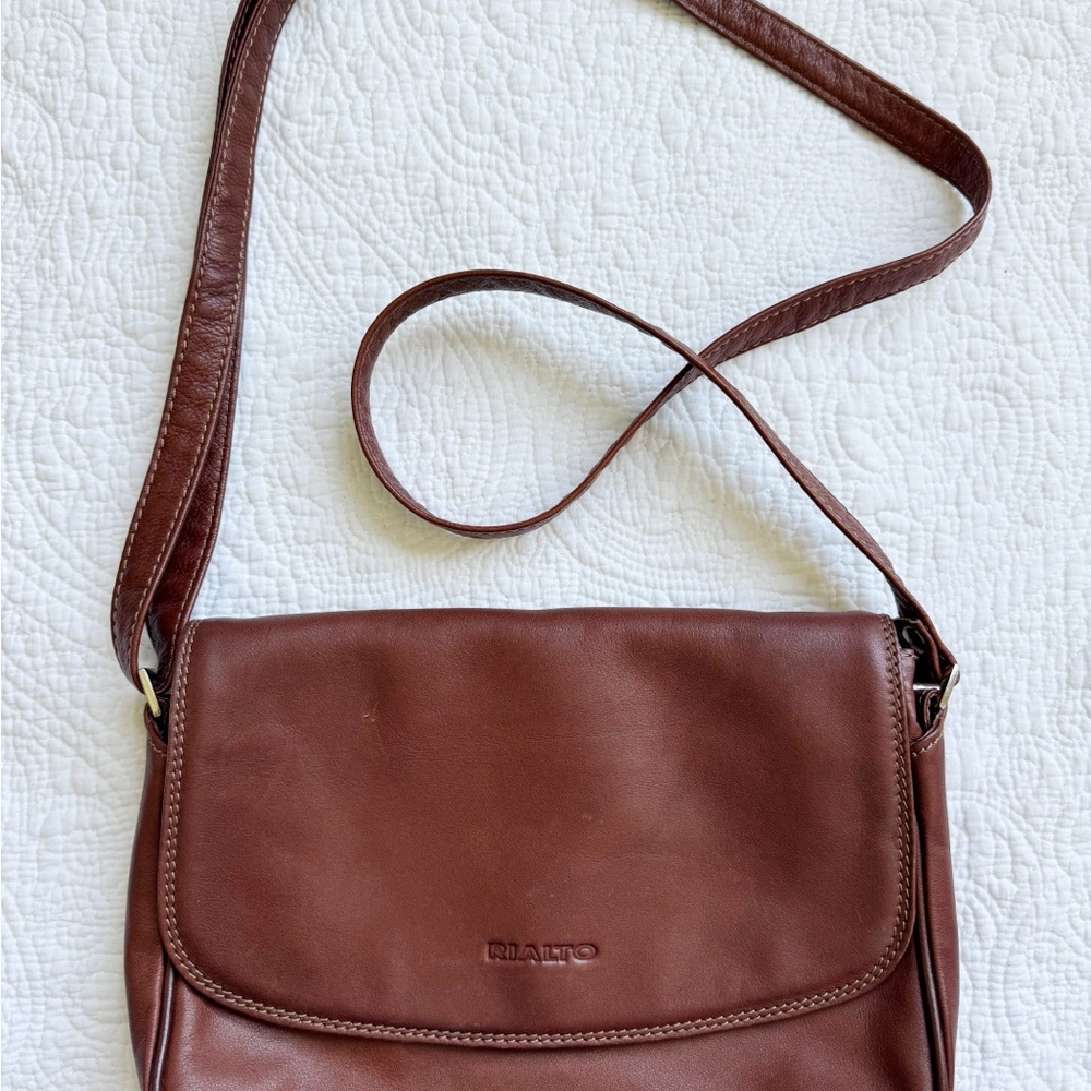 Rialto Chocolate Brown Leather Handbag